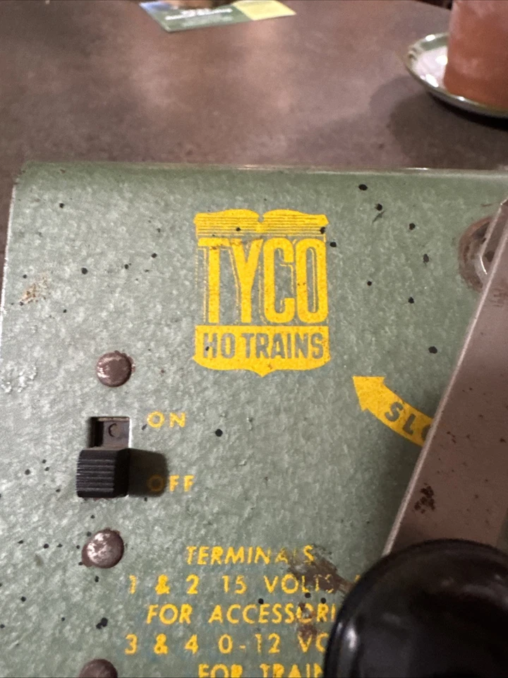Transformador Tyco HO Trains Masterpak Scintilla Rail & Power 15v ac 0-12v dc xfer Foto 3 de 4