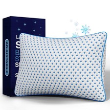 Memory Foam Pillow Adjustable Loft Cooling Pillow Queen Size 1 Pack for Sle...