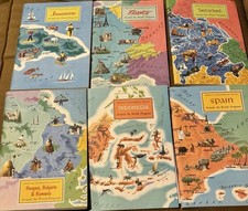 American Geographical Society Around the World Program Set w/ Slipcase 6 Books 