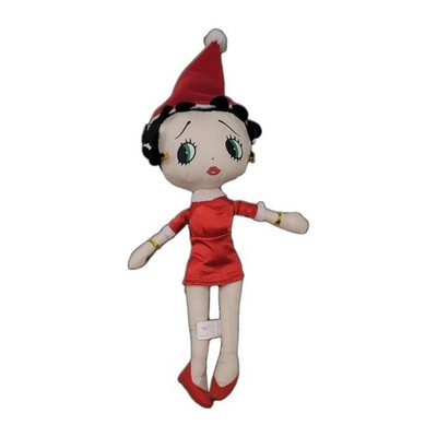 red betty boop dress Love A4 Print 96% Polyester 4% Spandex Lining Betty Boop Taffeta Ruffle Waist