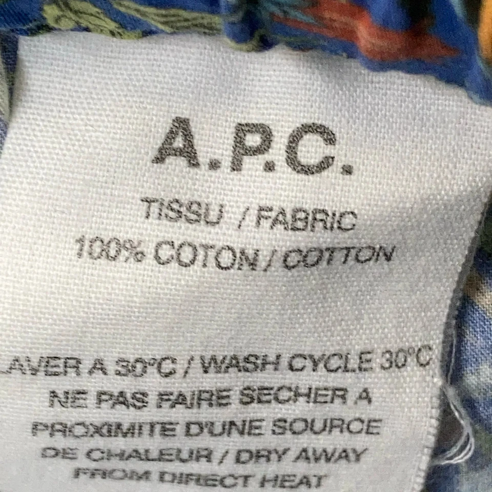 A.P.C, Maxirock, Größe: 42, Blau/Mehrfarbig, Baumwolle, Damen #nBz - Bild 4 von 4