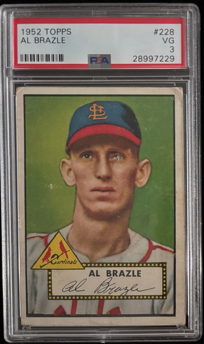1952 Topps - Al Brazle #228 PSA 3