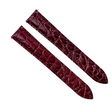 20MM LEATHER STRAP BAND FOR CARTIER TANK RONDE SOLO WATCH 20/18 BROWN