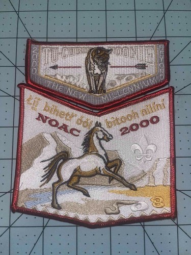 TU-CUBIN NOONIE 508 NOAC 2000 SET KLAPPE PFADFINDERORDEN PFEIL OA BSA (TENN25)