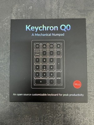 Keychron Q0 | Top Zustand | Numpad Weiß Blue Switch+ Brown Switch
