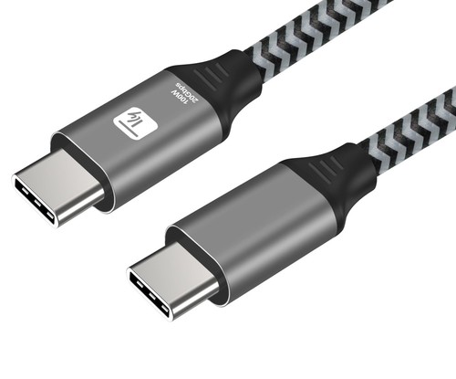 Cavo USB C Estensibile Maschio-Femmina 13,5 Cm - FPC Flessibile PD 100W 5A 10Gbps - Cavo Dati Corto Per Ricarica Rapida E Trasferimento File - Per Ufficio E Viaggi