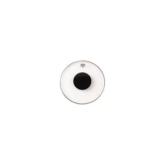 Peau 15 pouces Remo Controlled Sound Transparente avec son renfort noir intégré
