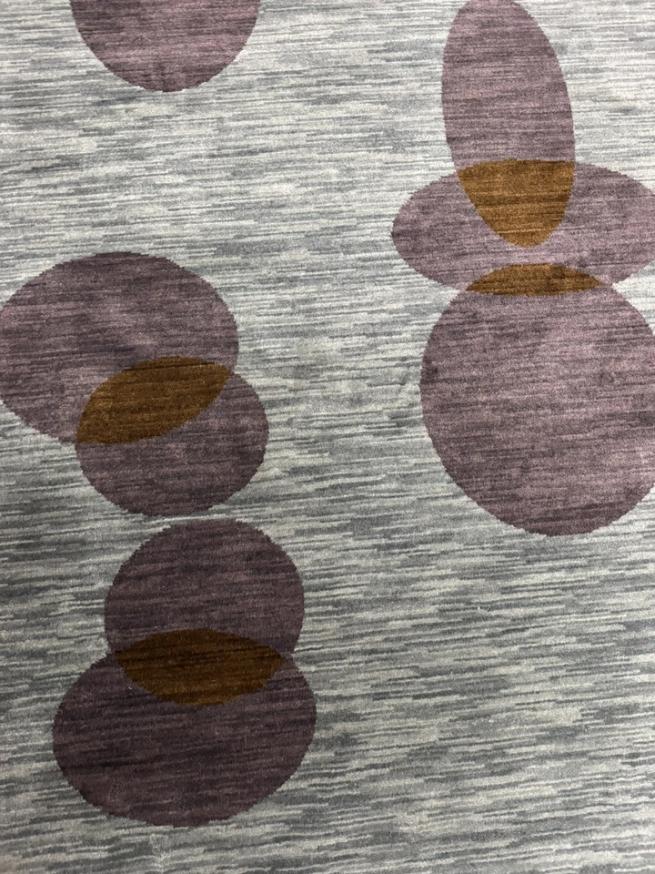 Karastan American Modern Coll. Calder-Quarry Blue 100% New Zealand Wool area rug - Image 4 of 4