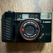 Canon Sure Shot 35mm Sure Shot Film Camera Autofocus 38mm f/2.8 Flash Untested