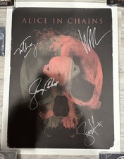 Alice In Chains Signed Autographed Lithograph Poster 18x24
