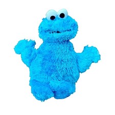 Sesame Street Cookie Monster Plush Hasbro Appx 10" Stuffed Animal Lovey