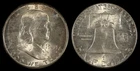 1948 D Franklin Half Dollar Silver US Old Type Coin Benjamin Bell First Year