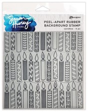 Simon Hurley Create. Cling Stamps 6"X6"-Candles