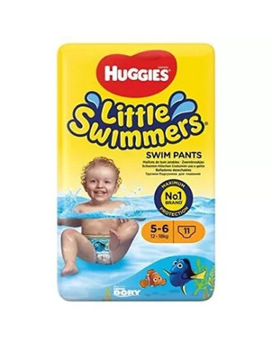 Huggies Little Swimmers Badehosen Größe 5-6, 1er Pack (11 Stück)