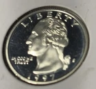 1997-S SILVER WASHINGTON QUARTER, PROOF, EXCELLENT COIN, FREE SHIPPING