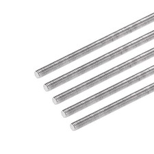 5pcs M3 x 200mm Fully Threaded Rod 304 Stainless Steel Right Hand Threads