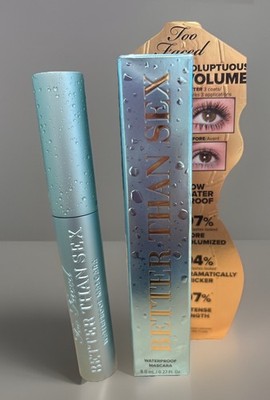 Too Faced Mascara Better Than Sex Waterproof Mascara Full Size NIB