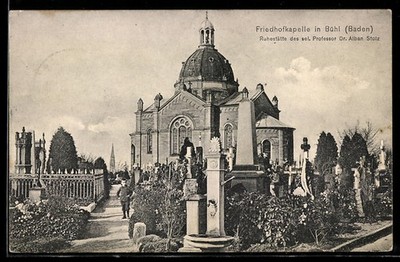 AK Bühl /Baden, Friedhofskapelle, Ruhestätte Professor Dr. Alban Stolz 1909 