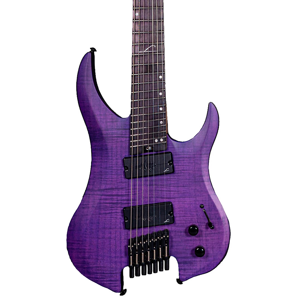 Legator Ghost 7 String Multi-Scale Super Shred Series Flamed Maple Guitar Purple 152790₽