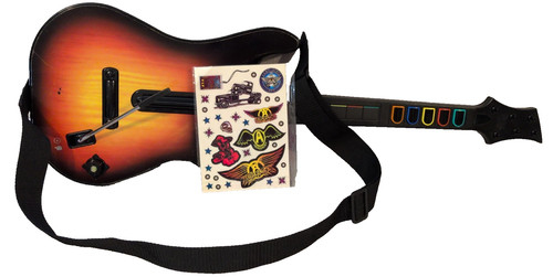 RedOctane Xbox 360 Guitar Hero World Tour Wireless Sunburst Powers On Untested