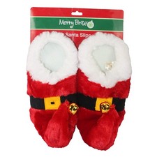 22021 - Kids Santa Elf Christmas Slippers Red Size M 13-1  Pod 2-51 