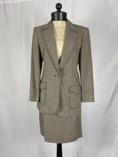 VALENTINO Size 8 Brown Skirt Suit Pants