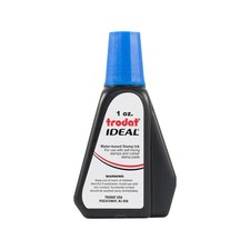 45175 Premium Replacement Ink For Self Inking Rubber Stamp Pads 1oz Blue