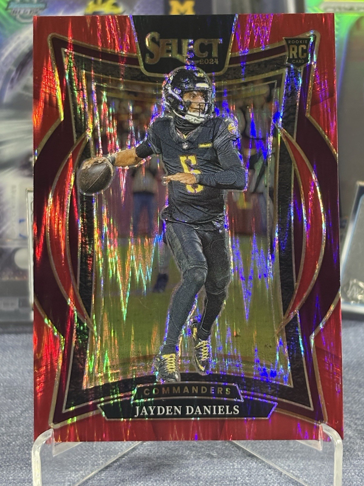 2024 Panini Select  Jayden Daniels #26  Red Shock Prizm (RC) /249 MINT!!