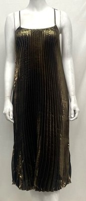 NWT Johnny Was Jade Golden Gem Pleated Midi Dress - XS - JW44791024