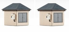 VK-Modelle 38062 - TRAFOSTATION 2 Stück 1/87 H0 BAUSATZ Lasercut MDF 1:87 NEU