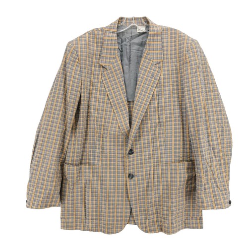PS Paul Smith Check Melton Single P Coat M Engine Gray Japan Free