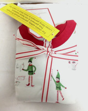 Pottery Barn Kids Elf Organic Pajama 2 piece Set Elf on the Shelf Christmas 3T