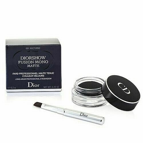 DIOR Diorshow Fusion Mono Matte Eyeshadow in 091 NOCTURNE Long Wear New in Box-image