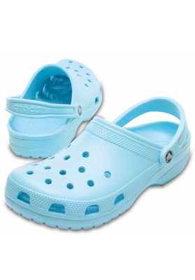 NWT Crocs Unisex Adult Classic Roomy Fit Clog Sandals MW7 Ice Blue Size M 6 W 8  eBay