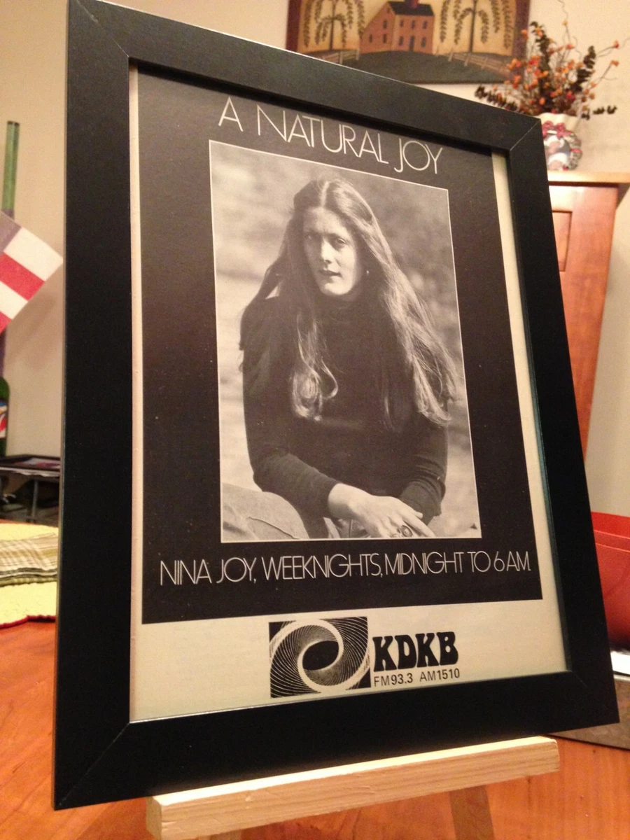 FRAMED KDKB 93.3 FM PHOENIX ARIZONA RADIO STATION (& DJ NINA JOY)  PROMOTIONAL AD | eBay