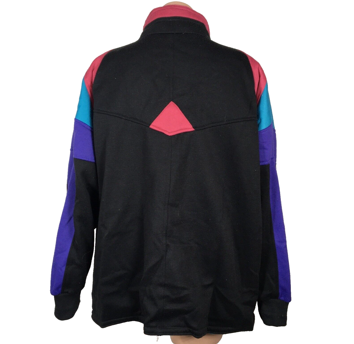 80s VINTAGE CURRENT SCENE REVERSIBLE JACKET COAT RETRO 90s
