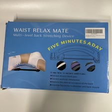 Back Stretch Equipment Massager Stretcher Lumbar Support Relaxation Pain