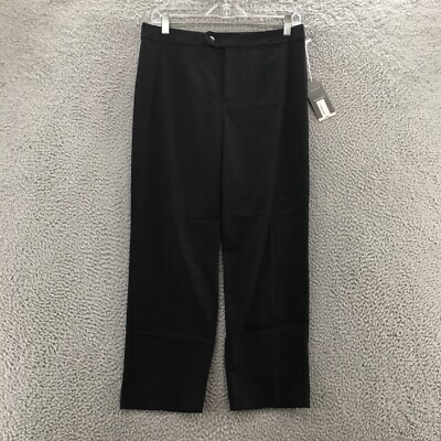 Worthington Slim Leg Capri Pants Womens 8P (actual Black