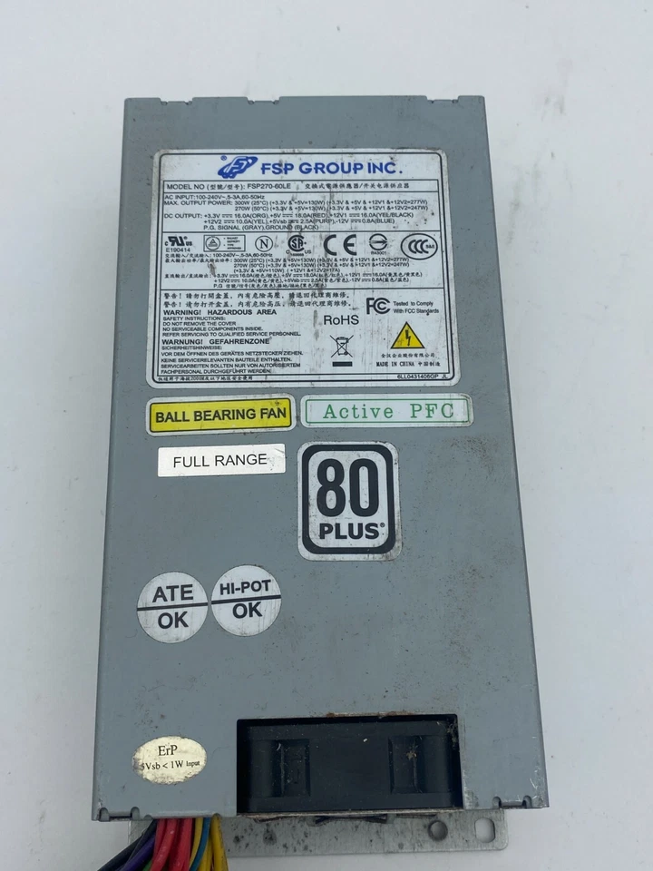 10pc X FSP Group FSP270-60LE 270W Mini Itx 1U Server Power Supply Flex ATX - Image 2 of 4