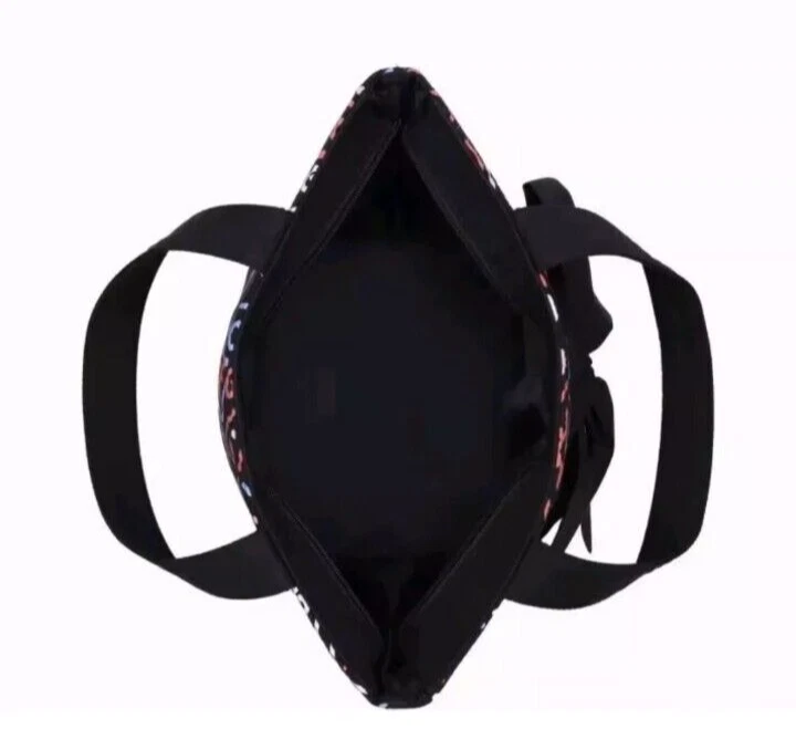 Bolso de hombro floral para mujer Bolso de mano de algodón con cremallera, asas dobles, ligero Foto 2 de 3