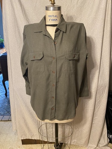 Silk Made In China RN 23243 Button Up 