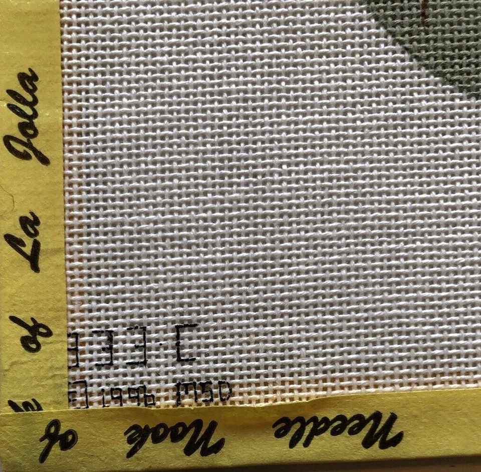 Melissa Shirley Fly Fishing Lure Handpainted Needlepoint Canvas 24 Ct 333-C 1996 - Image 4 of 4