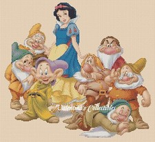 Snow White and Seven Dwarfs Counted Cross Stitch CHART No. 10-32