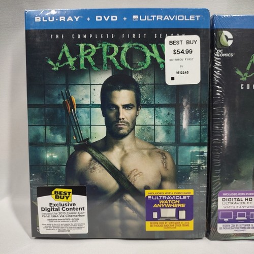 DC Comic's Arrow Seasons 1 And 3 Blu-Ray DVD TV Series With Slipcover Sealed NEW - Picture 2 of 9