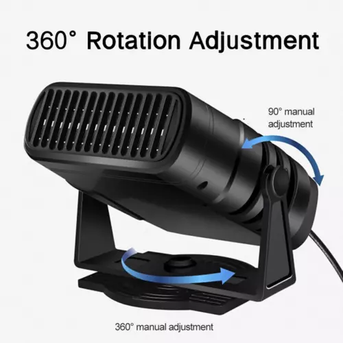Car Heater 12V 120W Portable Electric Heating Fan Defogger Defroster Demister - Picture 8 of 23