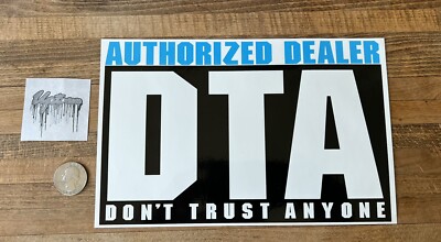 DTA Rogue Status Authorized Dealer RARE Vintage Skateboarding STICKER ...