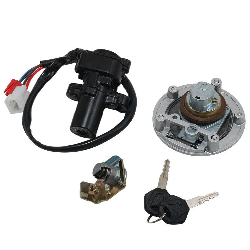 Juego de bloqueo de interruptor de llave de encendido para Yamaha MT01 MT-01 2005-2009 YZF R1 R1 YZF R6 R6 Foto 4 de 4