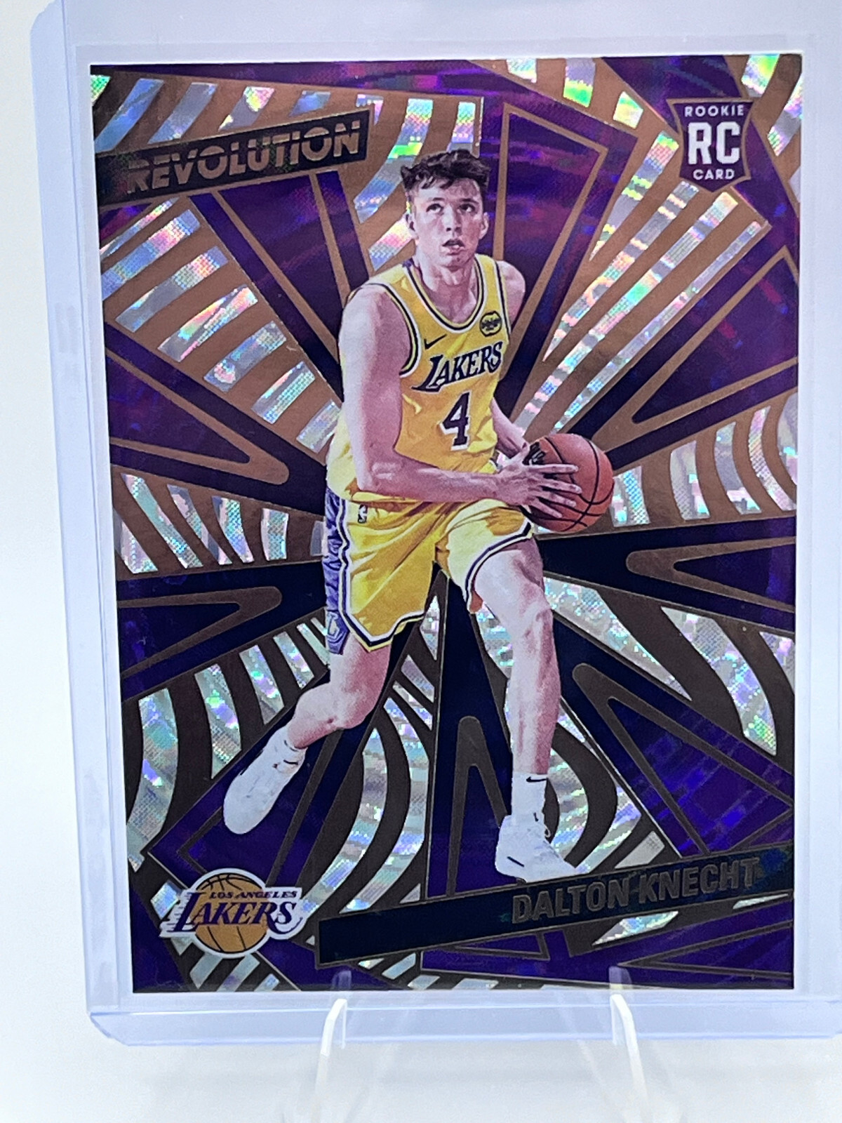 Dalton Knecht 2024 Panini Revolution #109 Fractal