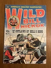 Wild Bill Hickock 7/Golden Age Western Avon Comic Book/VG