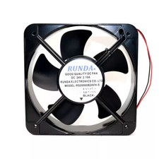 1x RUNDA Fan RS20060B24VH-S DC 24V 2.10A 20060 20CM 2 Wire cooling fan